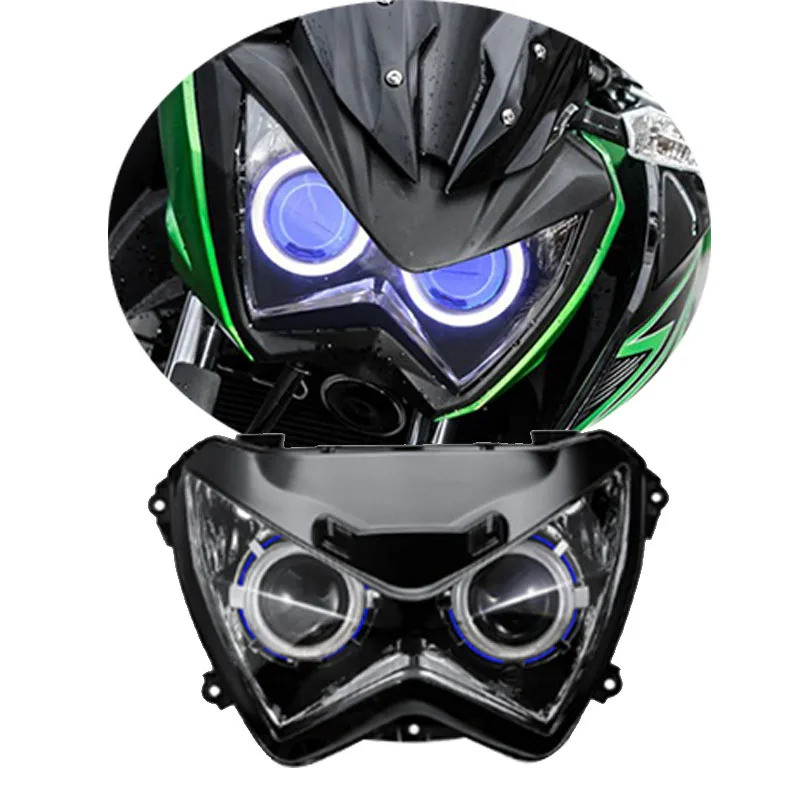 KAWASAKI สําหรับ คาวาซากิ Z800 Z250 z 800 z 250 2013 2014 2015อุปกรณ์มอเตอร์ไซค์ใหม่ไฟหน้าใสหัวหน้าไ
