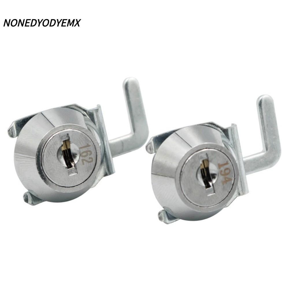 NONDYEMX Mini Cam Lock พร้อม Quick Clip, Silver Rust-Resistant กล่องเงินสดล็อค, กระบอกล็อคพร้อมปุ่มเ