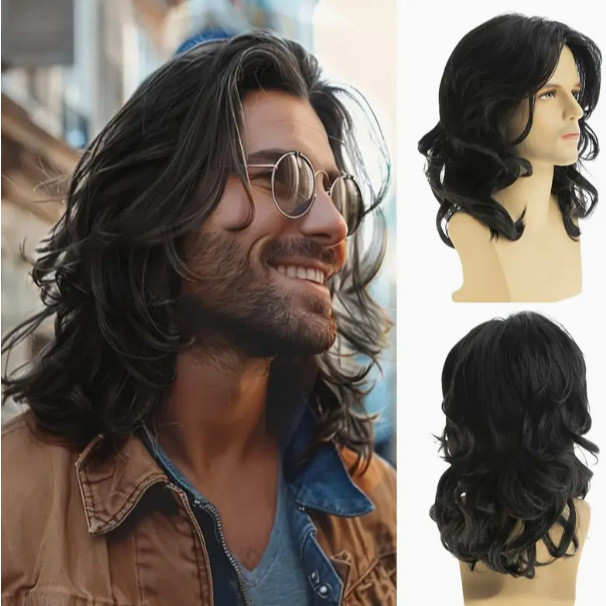 เอลฟ์สั้นตัดเสื้อสังเคราะห์ WIG และ Bangs สําหรับผู้หญิง COS WIG Mullet WIG แฟชั่นใช้ทุกวัน
