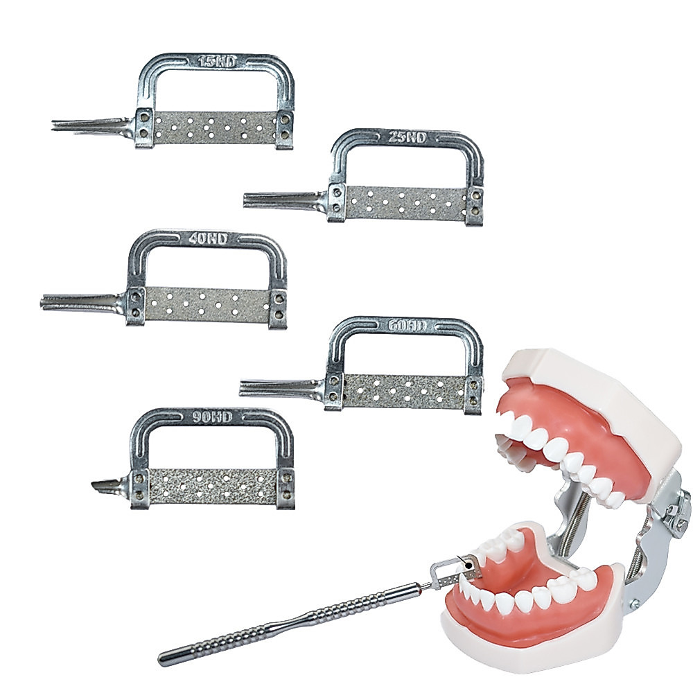 ทันตกรรม Interproximal ลดแถบอัตโนมัติ 15 HD ถึง 90 HD Interproximal เคลือบลด Handle IPR