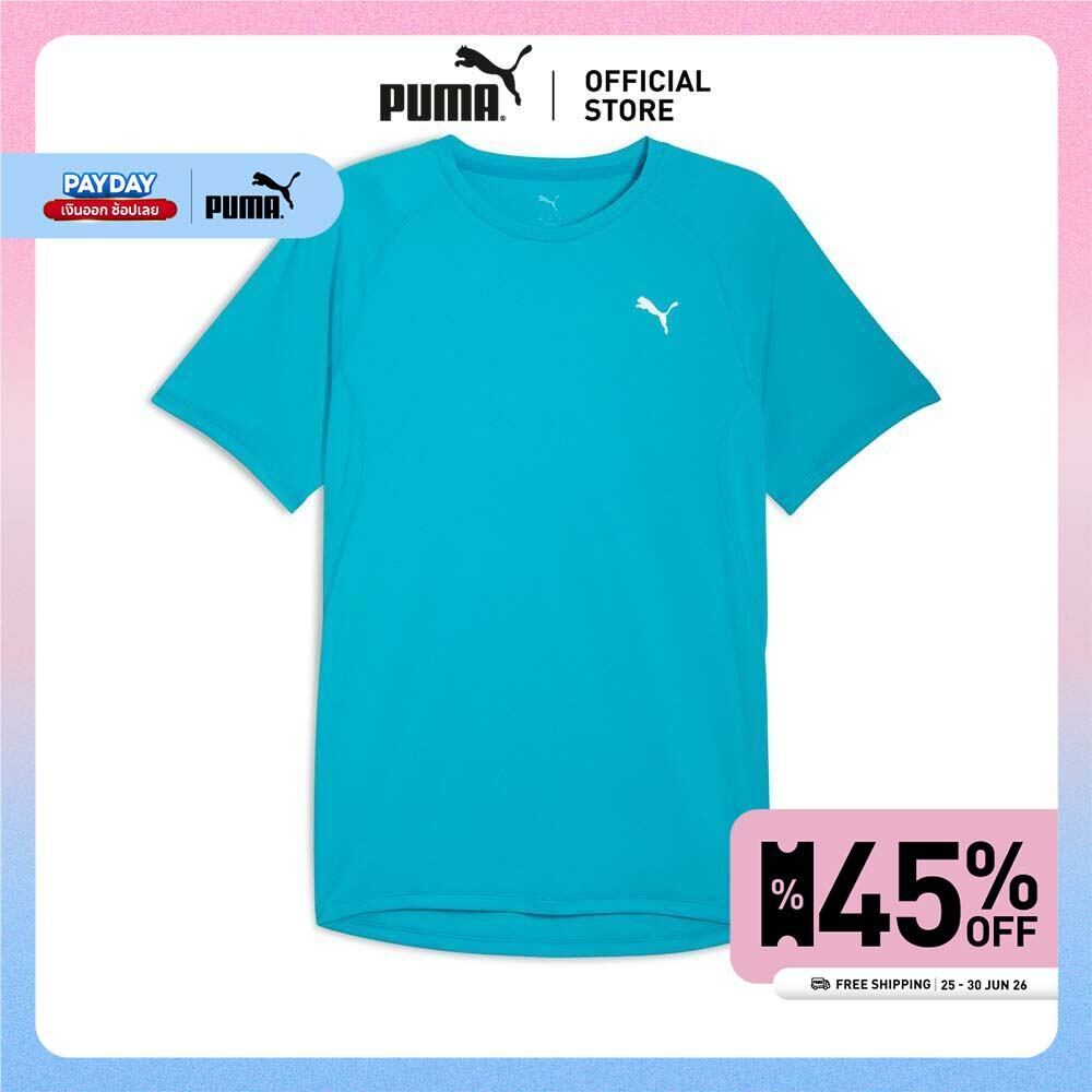 PUMA RUN VELOCITY TEE (POLY) เสื้อยืด VELOCITY สำหรับผู้ชาย - 52660018
