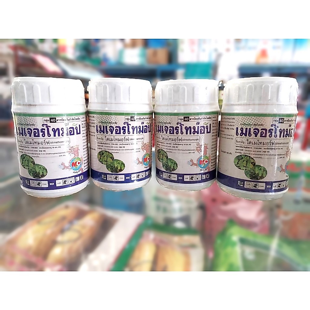 เมเจอร์โทม๊อป ขนาด100กรัม(ราคาต่อ 1 ชิ้น) รักษาเชื้อรา ราน้ำค้าง พืชตระกูลแตง ข้าวโพด แตงกวา กระหล่ำปลี ดอกไม้ ยารักษาเช