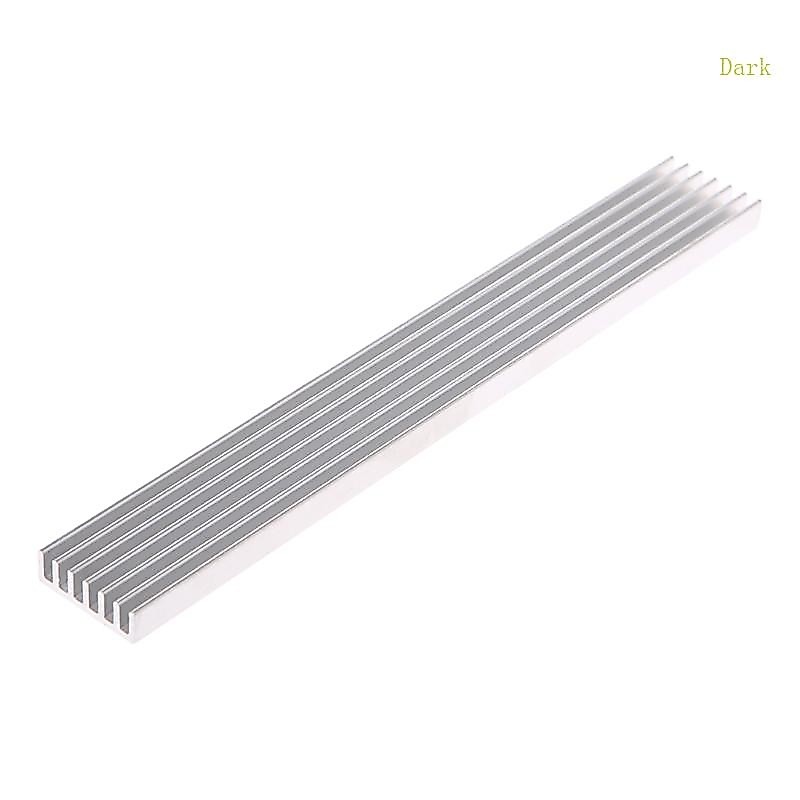 Dark Heatsink Block Aluminium Cooling Cooler Heat Sink แผ่นความร้อน 5 9x0 79in