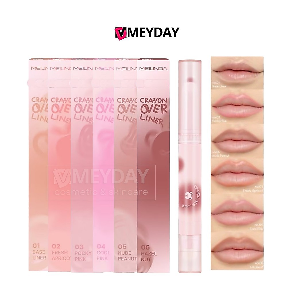 ( MC2079 ) Mei Linda Crayon Over Liner เม ลินดา เครยอน โอเวอร์ ไลเนอร์  1.2g