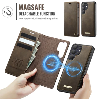สําหรับ Samsung Galaxy Z S26 S22 S23 S24 S25 EDGE ULTRA S26FE PLUS A56 A57 2-in-1 แม่เหล็กที่ถอดออกได้กระเป๋าสตางค์, RFID BLOCKING ฝาครอบหนัง, เหมาะสําหรับ Magsafe แยกกรณี