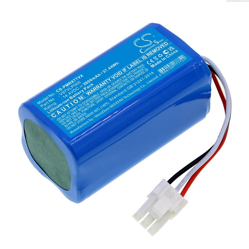14.4V 2600mAh แบตเตอรี่สําหรับ Panasonic MC-RS877,MC-6RB75,RS767,WRC76,WRD63,RS563,8R56E,8R76D, สําห