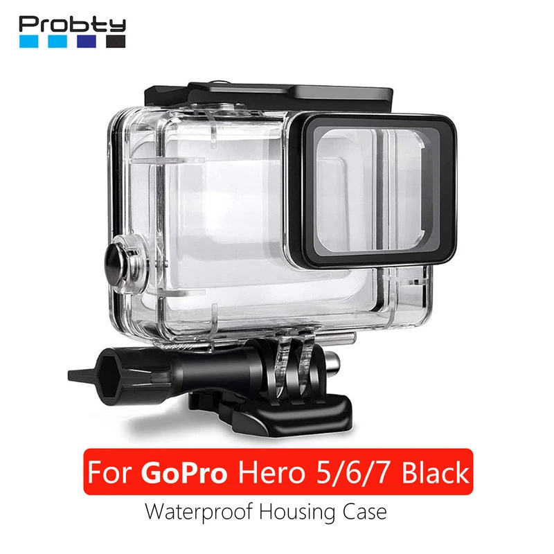 148FT/45M กันน้ําสําหรับ Go Pro Hero 2018/7/6/5 สีดํา,ป้องกันใต้น้ําดําน้ําสําหรับ Go Pro Hero7 6 5