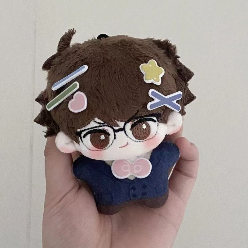 Haikyuu Oikawa Tooru 10 ซม.นุ่นทะเลร่างกายผ้าฝ้ายตุ๊กตาแว่นตาน่ารักกิ๊บตุ๊กตาจี้อะนิเมะพัดลมสะสมของข