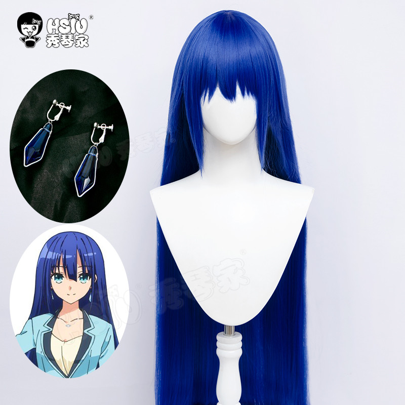 จูบสัญญาของ Xiuqin Ayano cos วิกผม Engage Kiss Yuki Ayano ผมปลอมตรงยาว