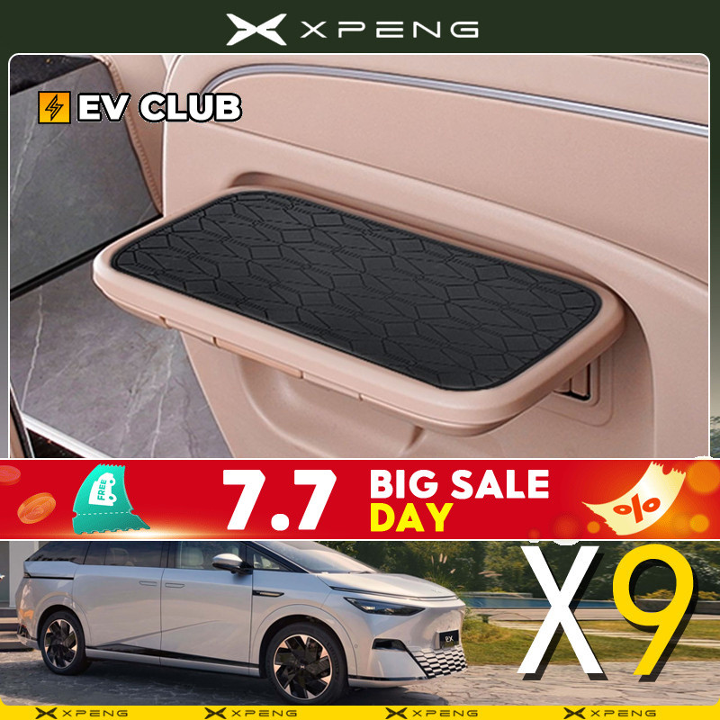 2024/2025/2026 xpeng X9 EV/xiaopeng accessory MVP Dedicated Two-Row ทางเดินจัดเก็บแผ่นกันลื่น Anti-Scratch ทนต่อการสึกหรออุปกรณ์ตกแต่งภายในการปรับเปลี่ยนอุปกรณ์เสริม