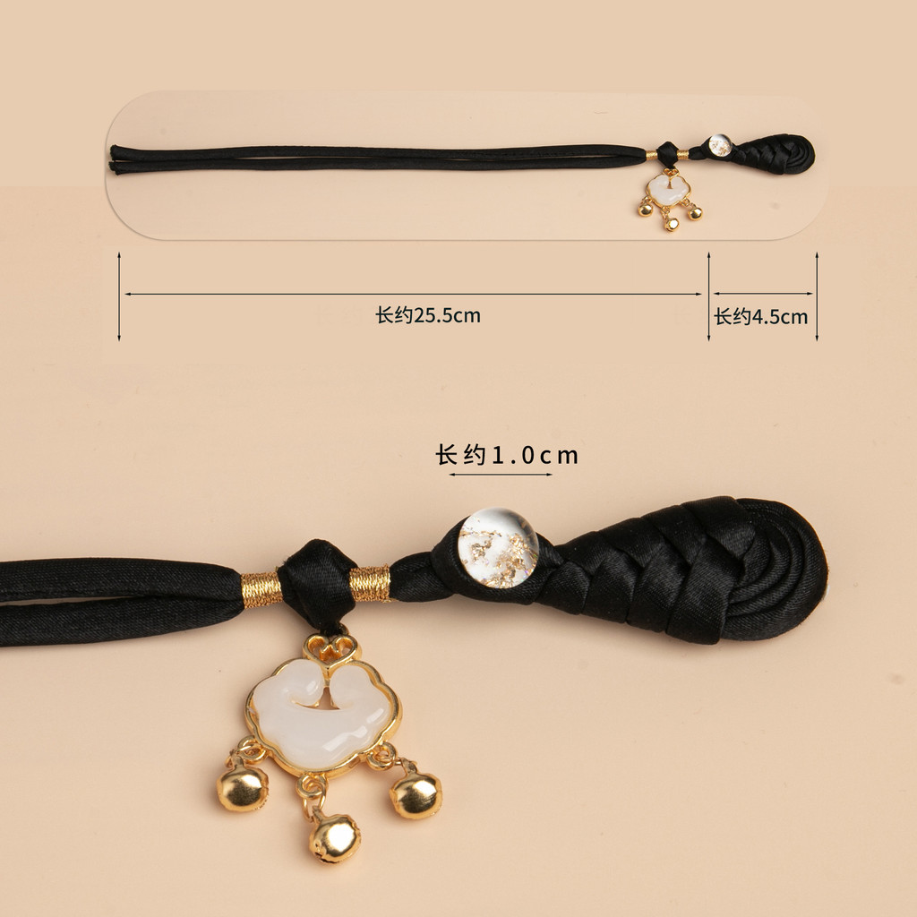 Cheongsam หัวเข็มขัดทอมือไขลาน Pipa ยาว-tailed Braid รูปที่ 3