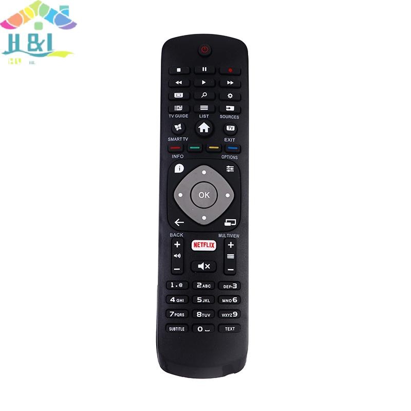 H&L Aug รีโมทคอนโทรลทดแทนสําหรับทีวีพร้อม Netflix HOF16H303GPD24 398GR08B {th}