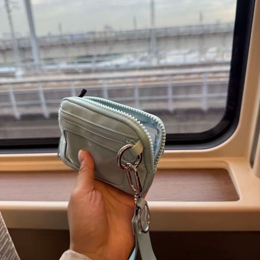 ลู ผู้ถือบัตรซิปโปร่งใสสไตล์เดียวกัน ~ กระเป๋าใส่เหรียญแบบพกพา