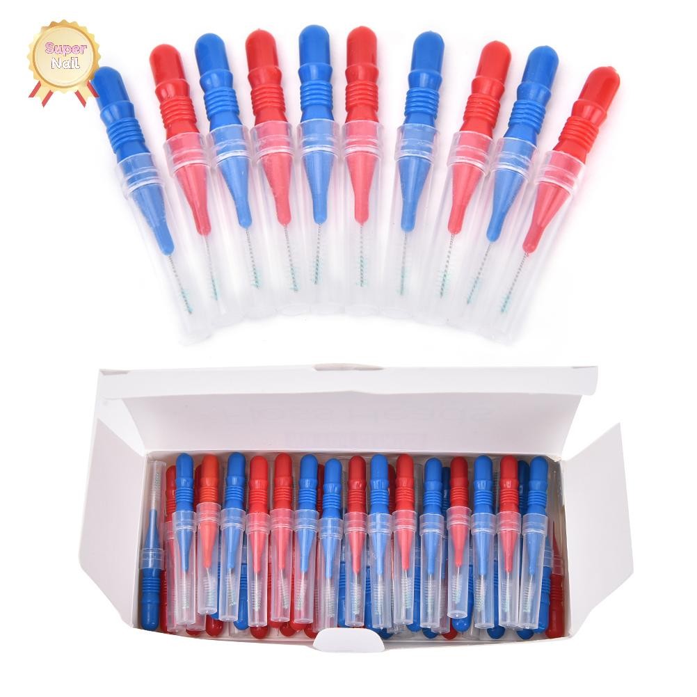 FLTH 50X ทําความสะอาดฟันไหมขัดฟันสุขอนามัยพลาสติก Interdental แปรงไม้จิ้มฟัน Vary