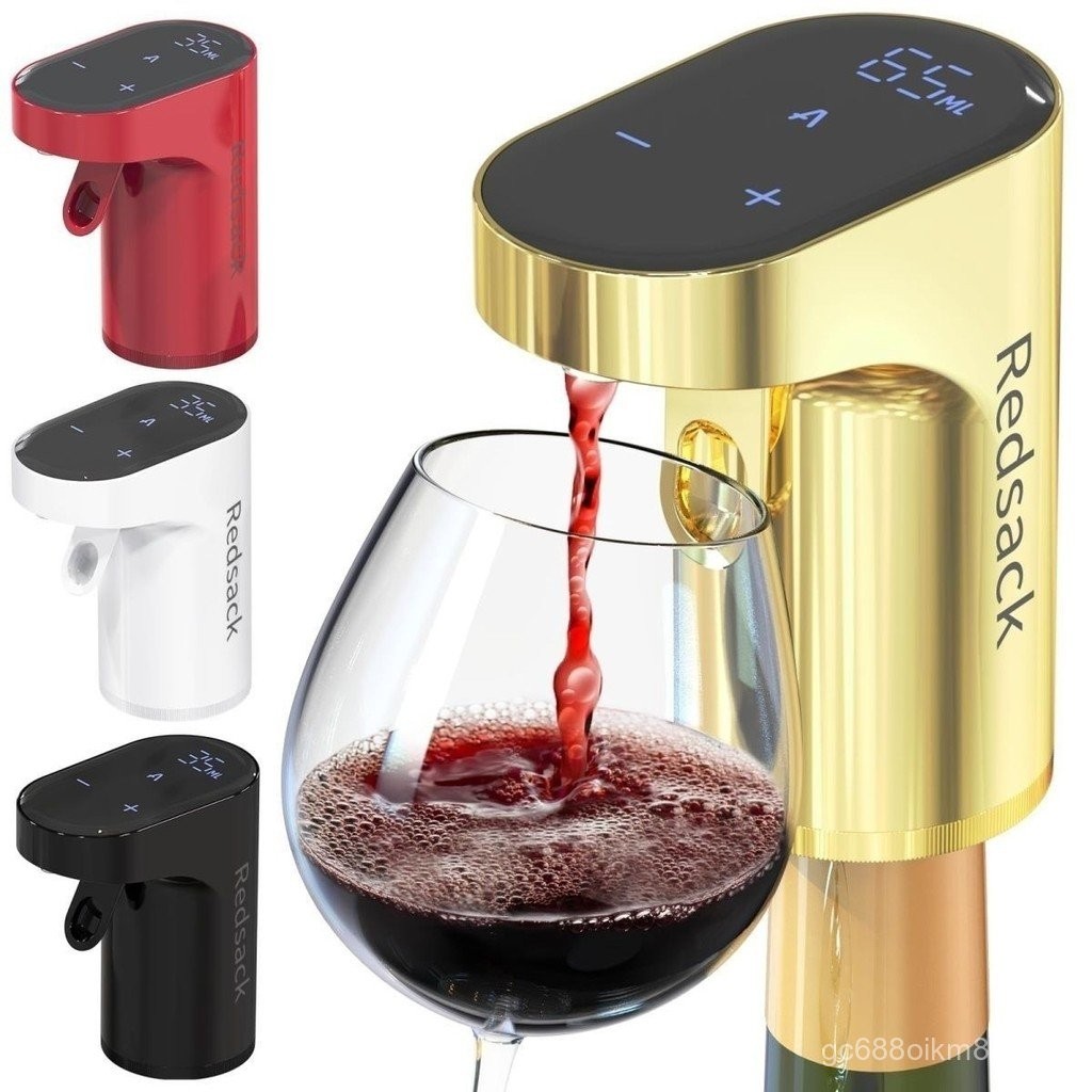 Redsack ขวดเหล้าไฟฟ้า WineDispenser1-999ml อัตโนมัติไวน์ Pourer สมาร์ทไวน์ปั๊ม U84A