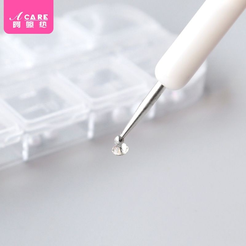 10Y แปรงแต่งเล็บ/Point Diamond C1P251-ใช้งานง่าย Point Flower ปากกาเล็บเครื่องมือสําหรับ Diamonds Cr