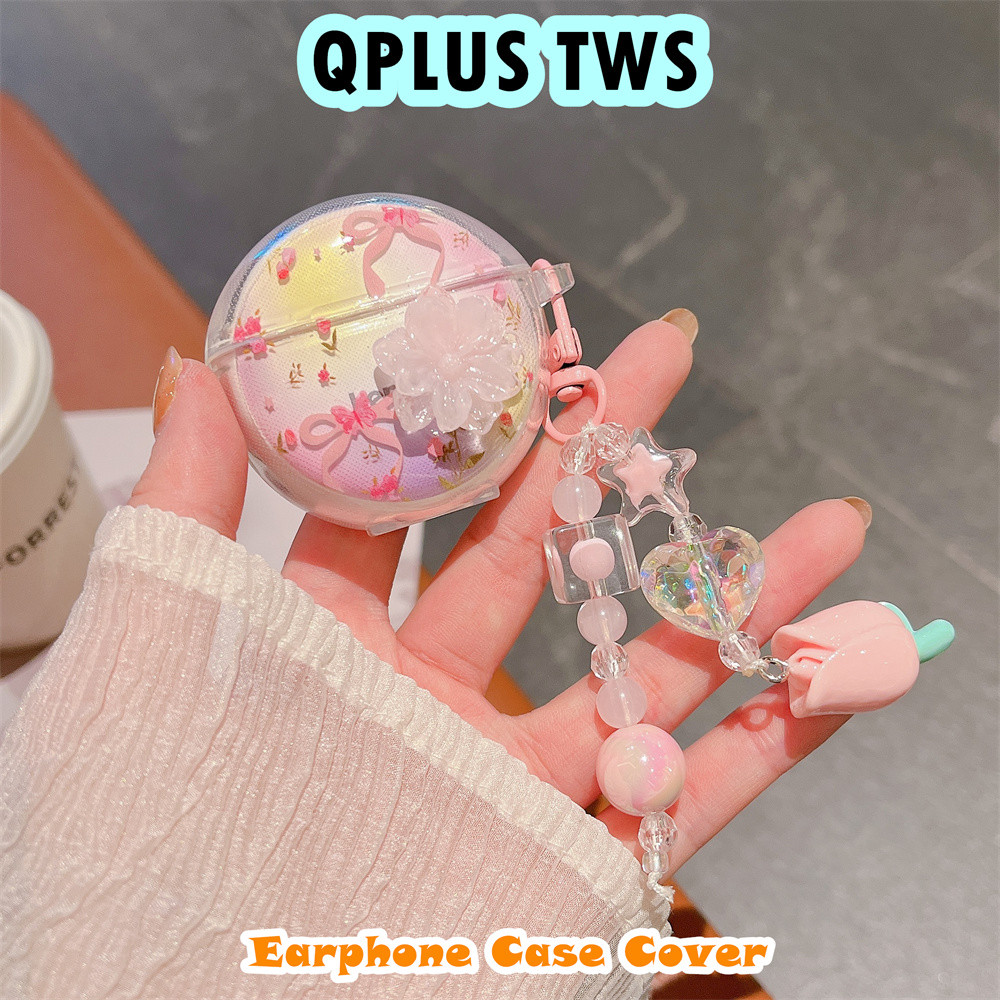 innovationFor QPLUS TWS Case Casing Soft Silicone DIY Cute Cartoon Headphone Case Cover NO.1