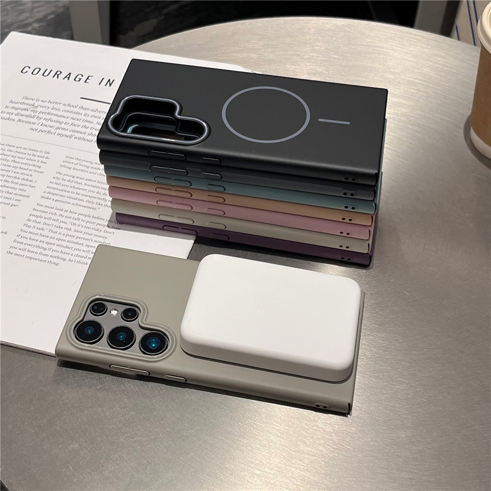 SAMSUNG เคสโทรศัพท์สําหรับSamsung S20 FE/S21 FE/S23 FE/S24 FE/S25 FEหมายเหตุ 20 Ultraแม่เหล็กผิวรู้สึกปลอกบางเฉียบและน้ําหนักเบาฝาครอบ - รูปที่ 5