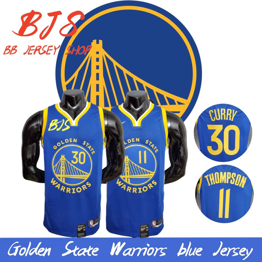 เสื้อทีม Golden State Warriors สีฟ้าของ Curry