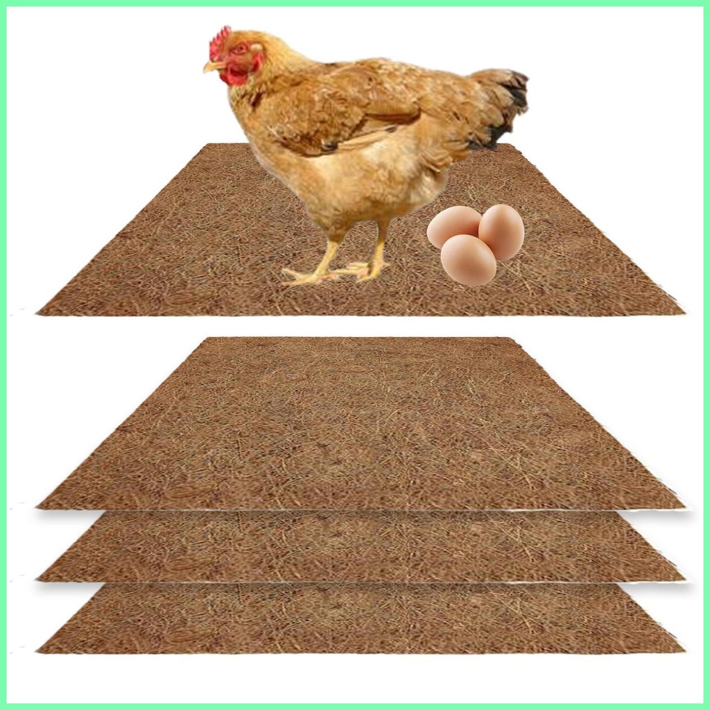 Nesting Pads สําหรับไก่ 4 ชิ้นไก่ผ้าปูที่นอนสําหรับ Nest สัตว์ปีก Habitat อุปกรณ์นํากลับมาใช้ใหม่ He