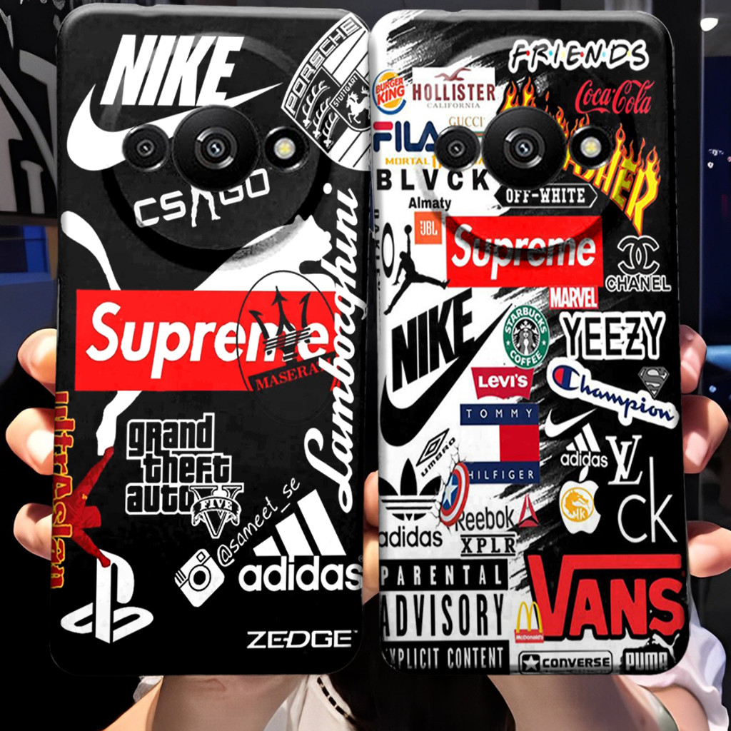 Softcase Redmi A3 2024 Supreme Motif - Cute Case - Pet Case - Aesthetic Case - Cute Case - Trend Cas