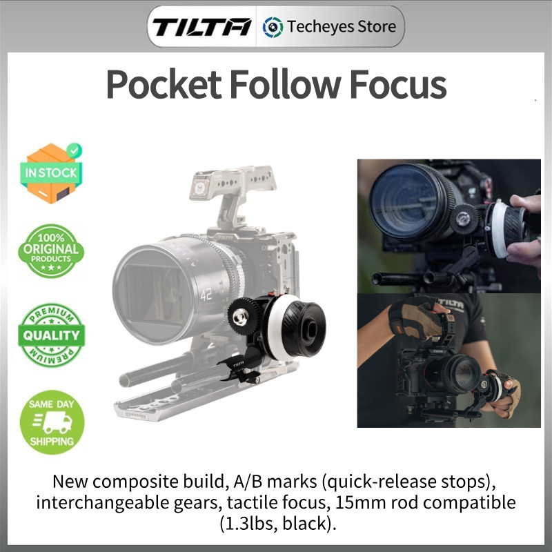TILTA Pocket Follow Focus 2.0 (FF-T07) – A/B Marks + Zoom Control สําหรับ Sony DSLR/Mirrorless
