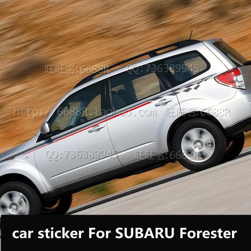 สําหรับ SUBARU Forester รถสติกเกอร์ภายนอกสติกเกอร์ตกแต่ง Forester SUV รถออฟโรดอุปกรณ์ปรับแต่งประตู S