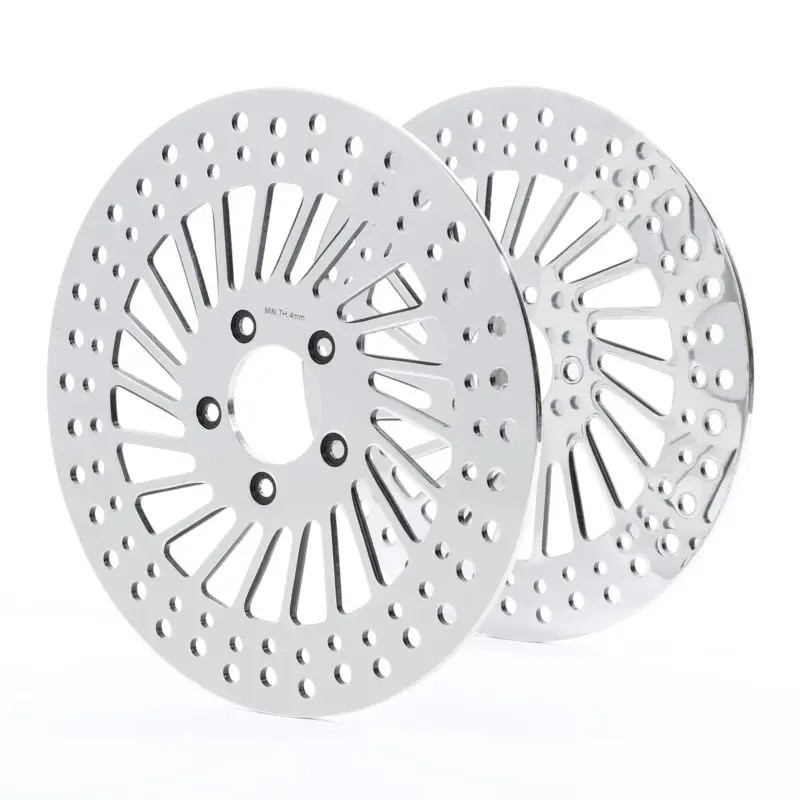 TE รถจักรยานยนต์11.8 "ด้านหน้าเบรคสำหรับ Harley Touring Street Glide Electra Dyna Fat Bob Low Rider 