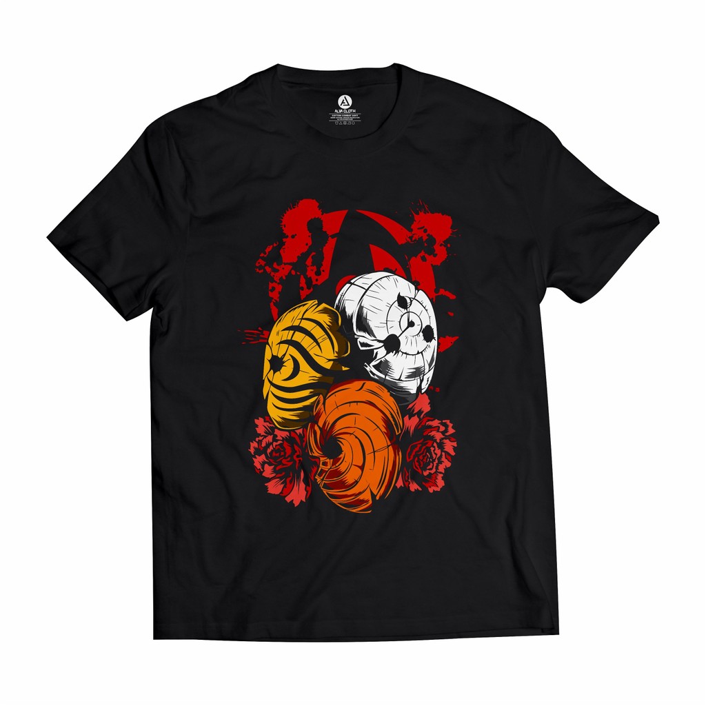 Obito Uchiha Mask 0076 เสื้อยืดอะนิเมะ 24s Japan Premium Manga Anime เสื้อยืด