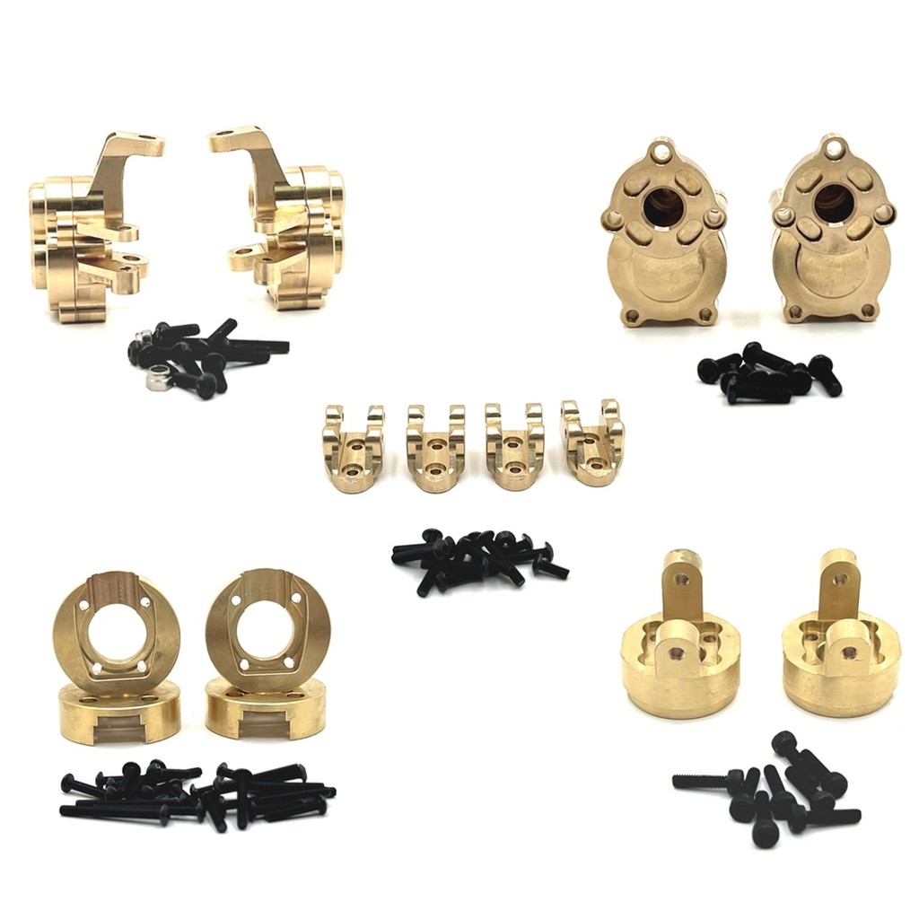 ทองเหลือง Portal เพลาเกียร์ Counterweight สําหรับ MJX H8H Absima YK4102 YK4103 YK4106 YK4082 YK4083 