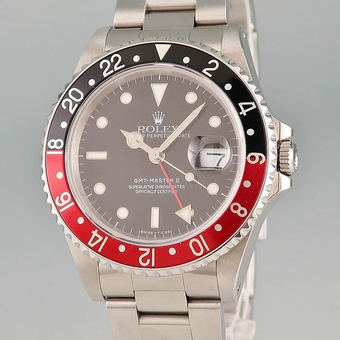 Rolexx Mens Watch Automatic Mechanical 16710 Watch Original GMT Dual Time Zone