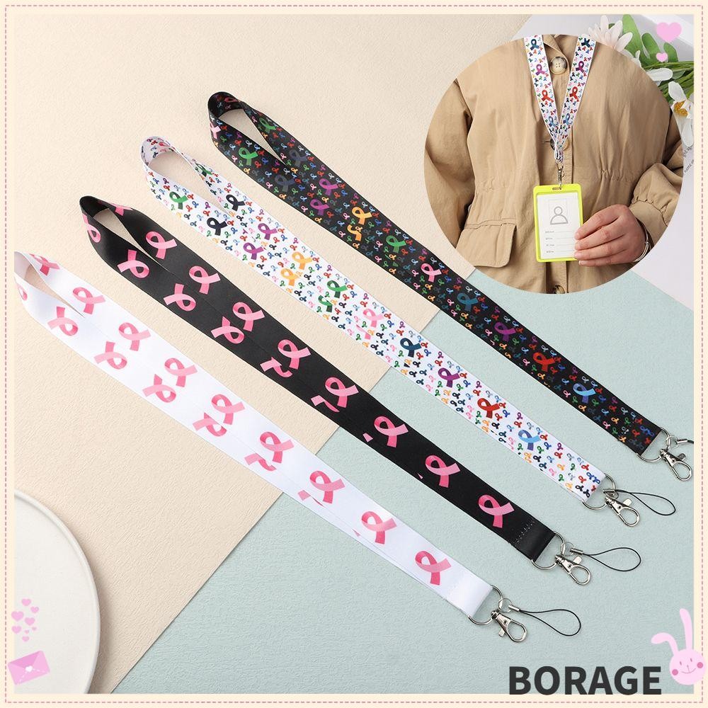 BORAG สายคล้องโทรศัพท์มือถือ NHS สายคล้องคอ Heart Badge Holder