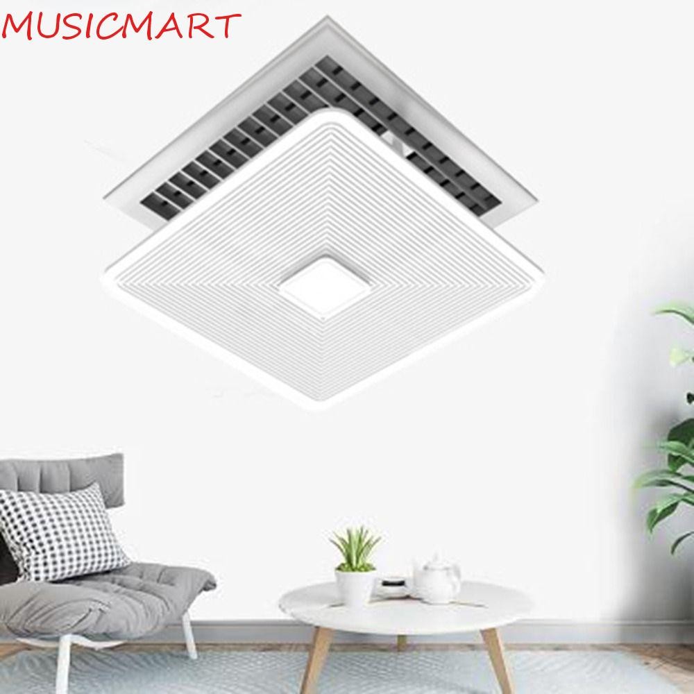 MUSICMART กระจกบังลมกลาง, คู่มือลมเครื่องปรับอากาศแบบปรับได้สี่เหลี่ยม, พลาสติกที่ใช้งานได้จริง Anti Straight Blow Air Conditioning Vent Cover สําหรับ Home