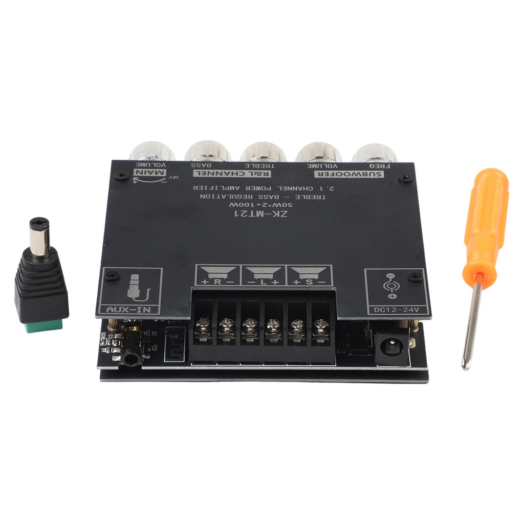 <FAIRLAND-TH>ZK-MT21 AUX-เข้ากันได้กับเครื่องขยายเสียงโมดูล 2.1 ช่องสําหรับ DIY