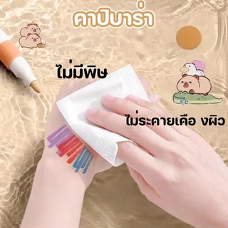 ปากกาอะคริลิค 24/36/48/60สี ปากกามาร์คเกอร์ปากกาศิลปะ ปากกาเพ้นท์ พู่กันสำหรับเด็ก ง่ายต่อการขัด