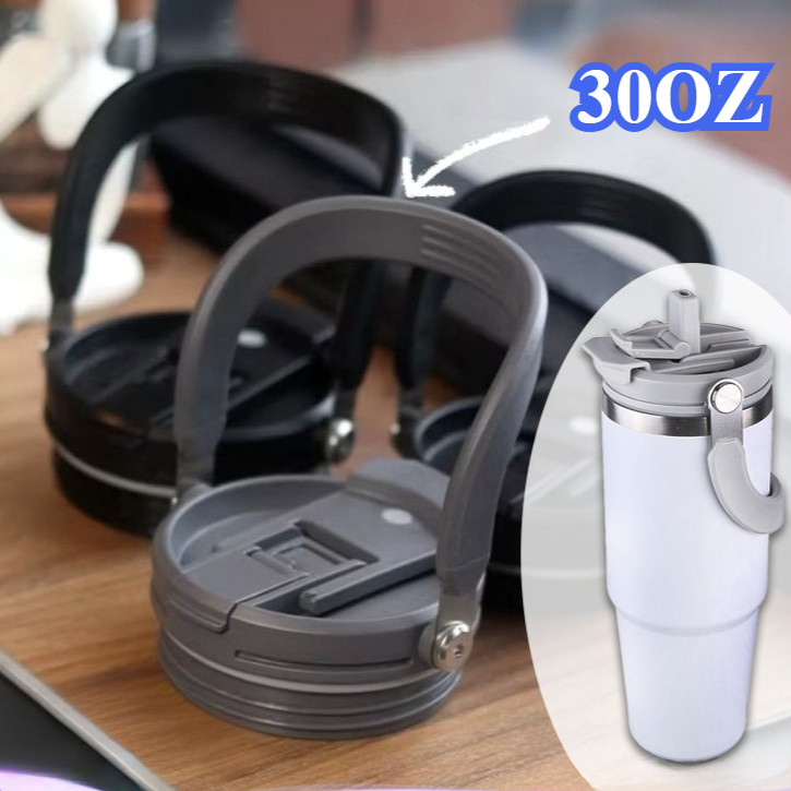 30oz Tumbler ฝาปิด Handle Tumbler ฝาปิด 2in1 Tyso Tumbler ฝาปิดแบบพกพา Tumbler ฝาปิดขวด