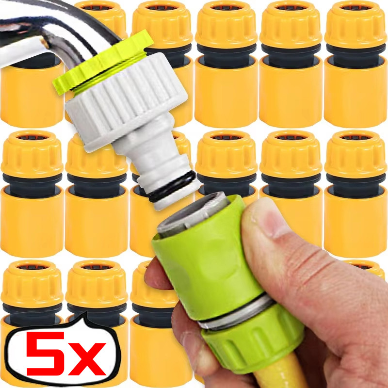 อะแดปเตอร์เชื่อมต่ออย่างรวดเร็วท่อสวน | ข้อต่อท่อน้ําสากลสําหรับก๊อกน้ํา/ปืนฉีด/ชลประทาน