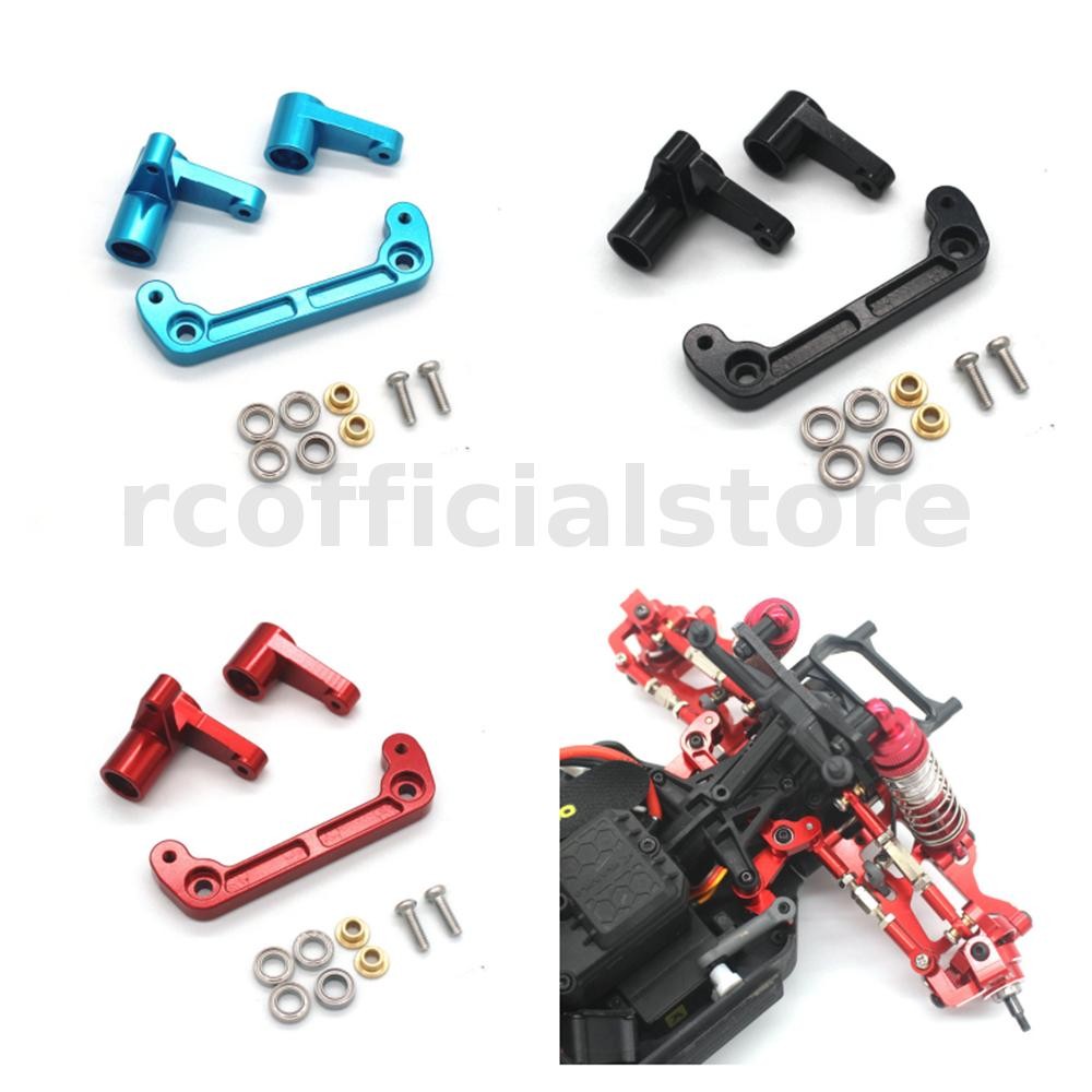 อัพเกรดชิ้นส่วนโลหะพวงมาลัยสําหรับ 1/14 ZD Racing MT16 BX12 X12S JIUSI PT14R MT14R RC รถยนต์ยานพาหนะ