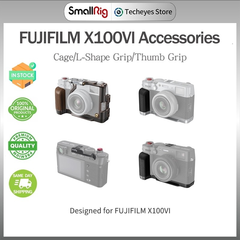 SmallRig FUJIFILM X100VI Accessoriesกรงย้อนยุค/แฮนด์กริป LShape Grip/Thumb Grip