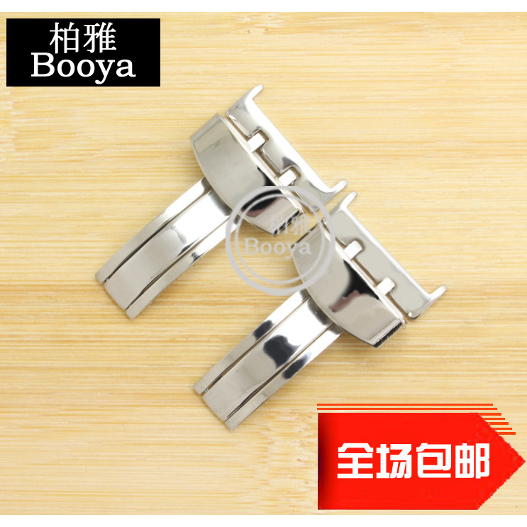 Boya Watch Accessories Belt Buckle Buckle Mens Watch Strap Buckle Stainless Steel Belt Folding Buckl