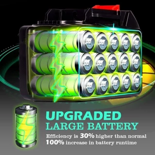 ⚡ความจุสูง แบต แบตเตอรี่ makita แบตเตอรี่ความจุสูง Li-ion battery แบตสว่านไร้สาย แบตเตอรี่ จอแสดงผลที่มีแบตเตอรี่
