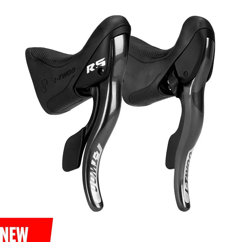 LTWOO Blueprint Road Bike 2 x 9 Speed Kit R5 Finger Shift Dial 18 Speed Bend Road ด้านหน้าด้านหลัง D