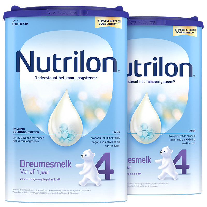 คอลัมน์ดัตช์เด็กวัยหัดเดิน 4-Segment นมผงสูตรนําเข้าดั้งเดิมอายุ 1 ปีขึ้นไป Nuo Youneng รุ่นดัตช์ Do