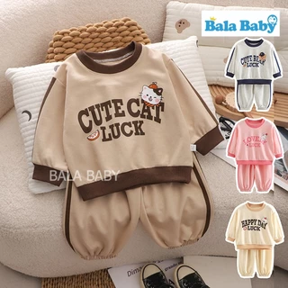 เสื้อผ้าเด็ก ชุดเซ็ตลำลองเด็ก ชุดวอมเด็ก เสื้อแขนยาว+กางเกงขายาวSize80-120cm CXT45