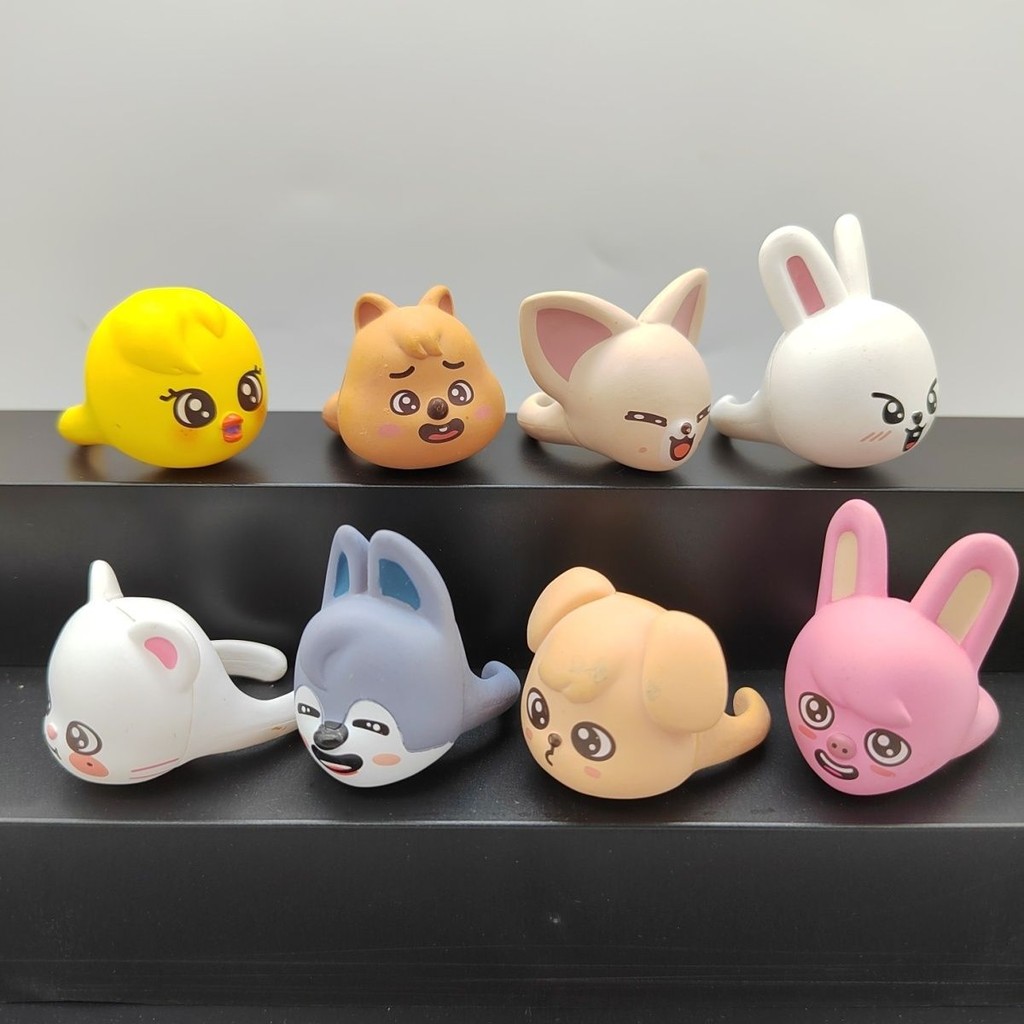 ของแท้พร้อมสต็อกญี่ปุ่น skzoo สัตว์รูปร่างแหวนแคปซูลของเล่น straykids Fangcan Li Minhao ของขวัญเดียว