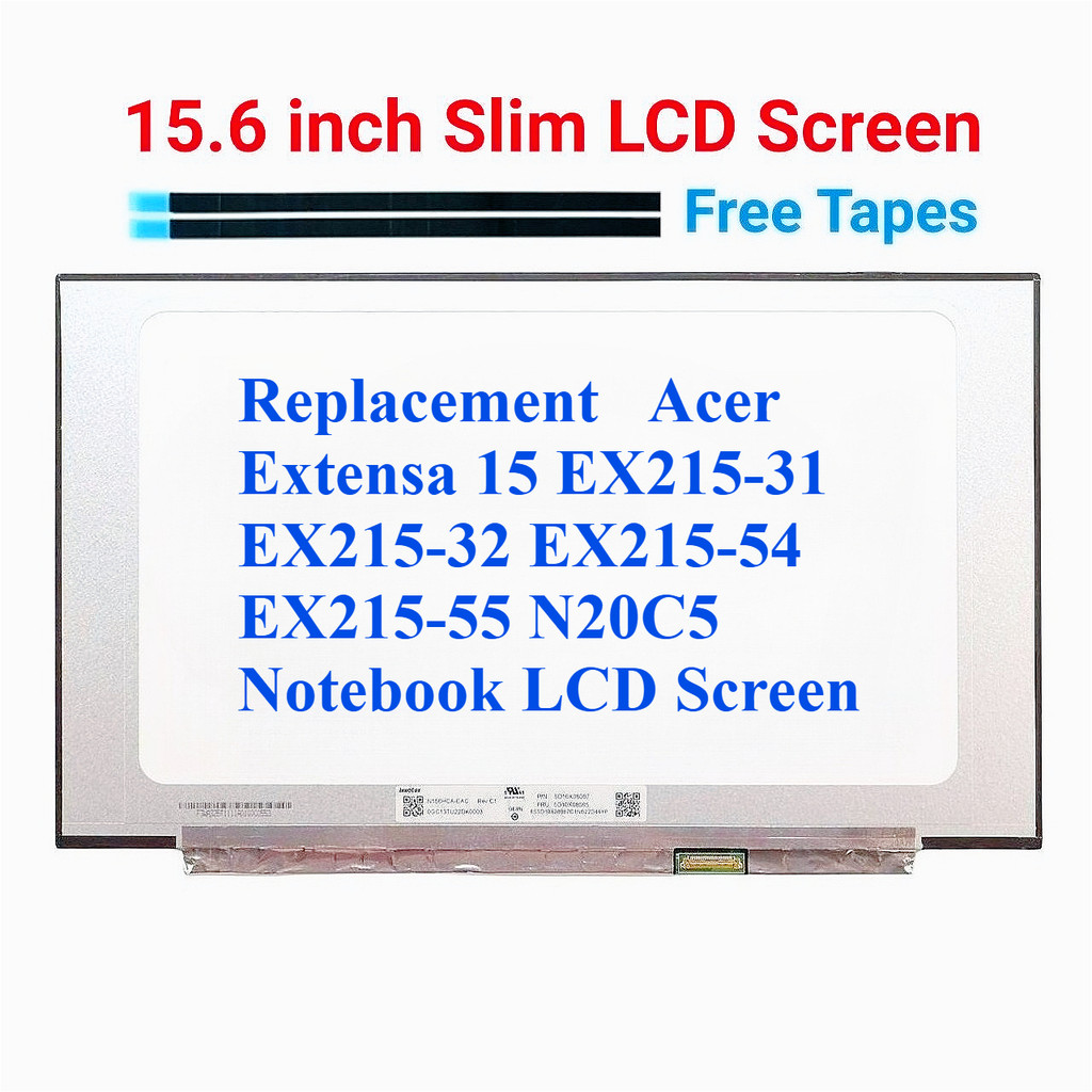 เปลี่ยน Acer Extensa 15 EX215-31 EX215-32 EX215-54 EX215-55 N20C5 หน้าจอ LCD โน้ตบุ๊ค