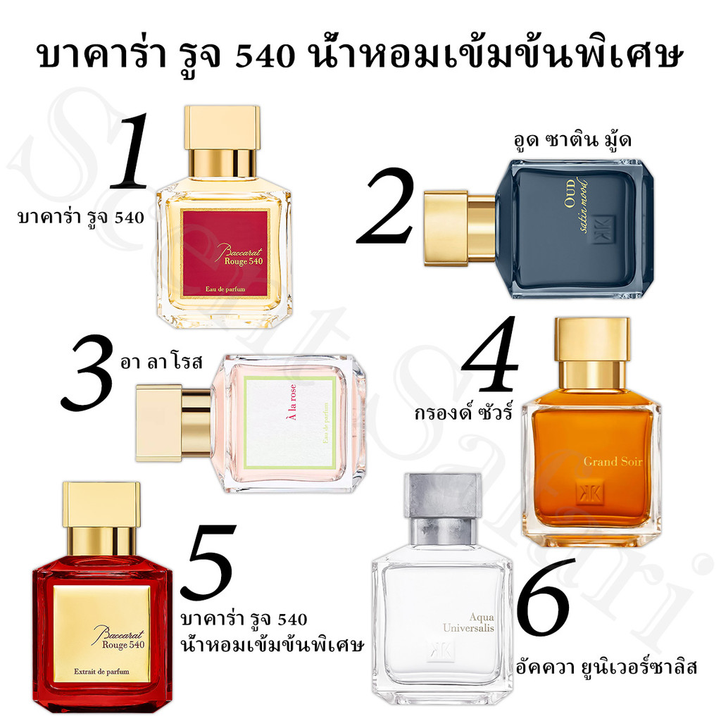 🚛พร้อมส่ง💯ของแท้ Rouge 540 EDP & 540 Parfum &Aqua Universalis EDP ติดทนนาน น้ำหอมพกพา น้ําหอม unisex