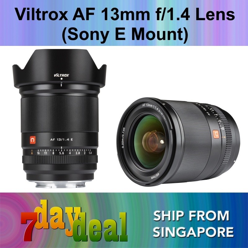 Viltrox AF 13 มม. F/1.4 APSC เลนส์มุมกว้างพิเศษ E Mount F1.4