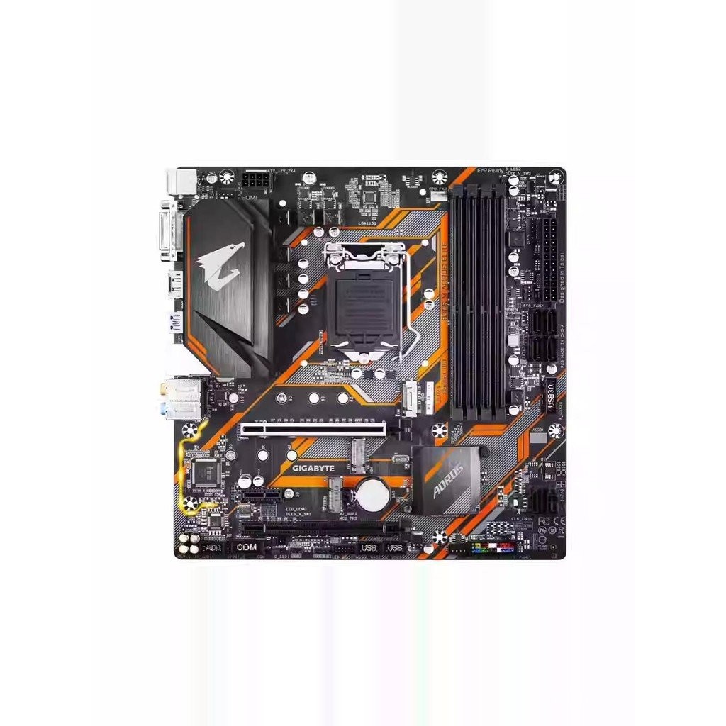 พร้อมสต็อก Gigabyte B365M AORUS ELITE เมนบอร์ดแกะสลักขนาดเล็ก 1151 B360 8th Generation 9th Generatio