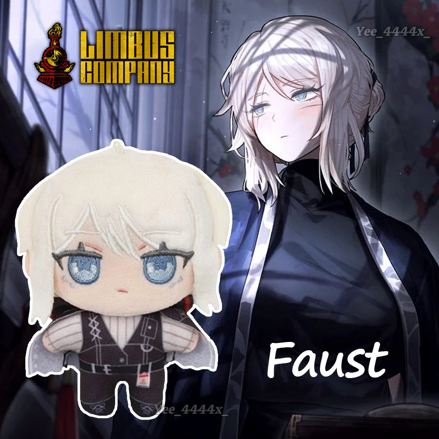 Limbus Company Faust ของเล่นตุ๊กตาเกมตัวอักษร Faust ตุ๊กตาตุ๊กตาก่อนนอน Soothing Companion สําหรับเด